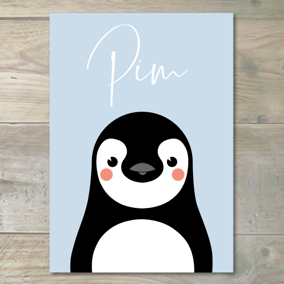 Geboortekaartje – Dieren – Pinguin