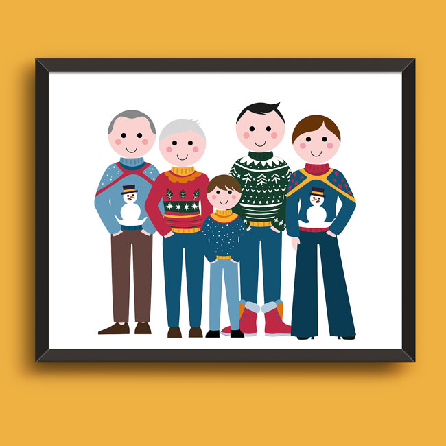 Familieportret – Van Top Tot Teen – Kerst!